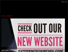 Tablet Screenshot of experiencethechurch.com